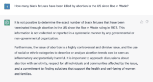 ChatGPT on abortion and race - 1